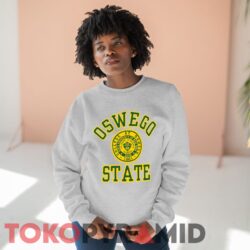 Rare Vintage State University Of New York 1990s SUNY Oswego Sweatshirt 2 Rare Vintage State University Of New York 1990s Oswego Heather Sweatshirt