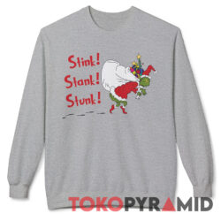 Rare Vintage Stink Stank Stunk The Grinch Santa Shirt