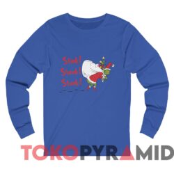 Rare Vintage Stink Stank Stunk The Grinch Santa Sweater 4 Rare Vintage Stink Stank Stunk The Grinch Santa Sweater Royal Long sleeved