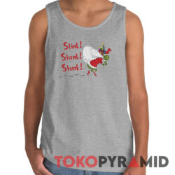 Rare Vintage Stink Stank Stunk The Grinch Santa Tank Top