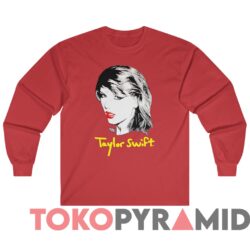 Rare Vintage Taylor Swift Face Tee 3 Rare Vintage Taylor Swift Face Tee Red Long sleeved