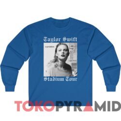 Rare Vintage Taylor Swift Reputation Stadium Tour Tee 4 Rare Vintage Taylor Swift Reputation Stadium Tour Tee Blue Long sleeved