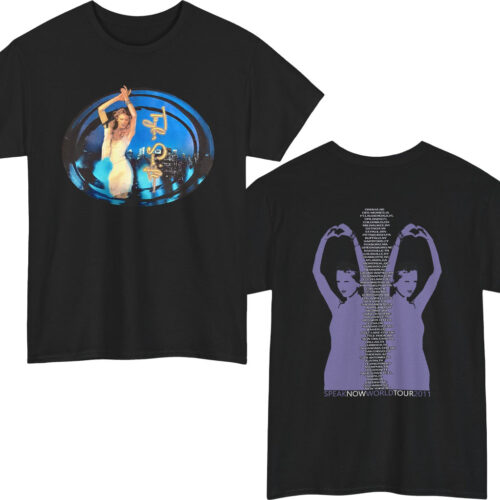 Rare Vintage Taylor Swift Speak Now World Tour 2011 Double Sided Tee
