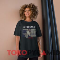 Rare Vintage Taylor Swift The Red Tour Tee Woman Black T shirt