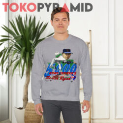 Rare Vintage Texas Rangers Nolan Ryan 5000 Caricature Sweatshirt
