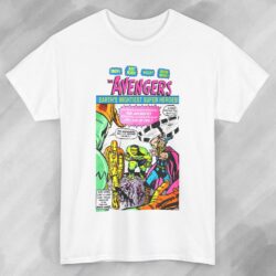 Rare Vintage The Avengers Comic Avengers Vs Loki Shirt