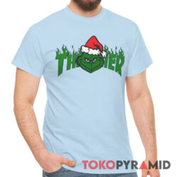Rare Vintage The Grinch Christmas x Thrasher Collab Shirt