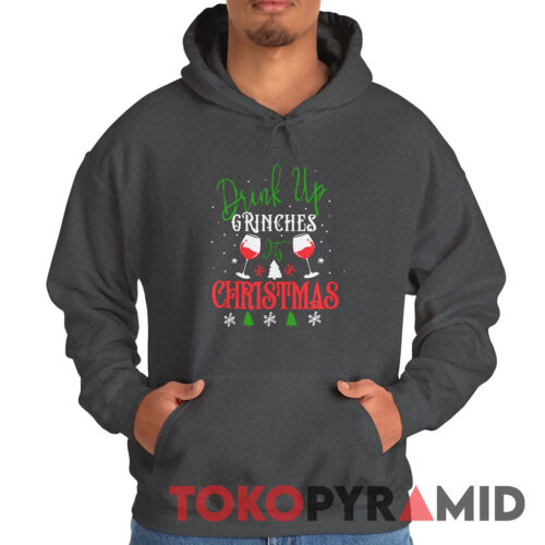 Rare Vintage The Grinch Drink Up Grinches It's Christmas Hoodie Rare Vintage The Grinch Drink Up Grinches It's Christmas Hoodie