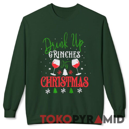 Rare Vintage The Grinch Drink Up Grinches It's Christmas Shirt Rare Vintage The Grinch Drink Up Grinches It's Christmas Shirt