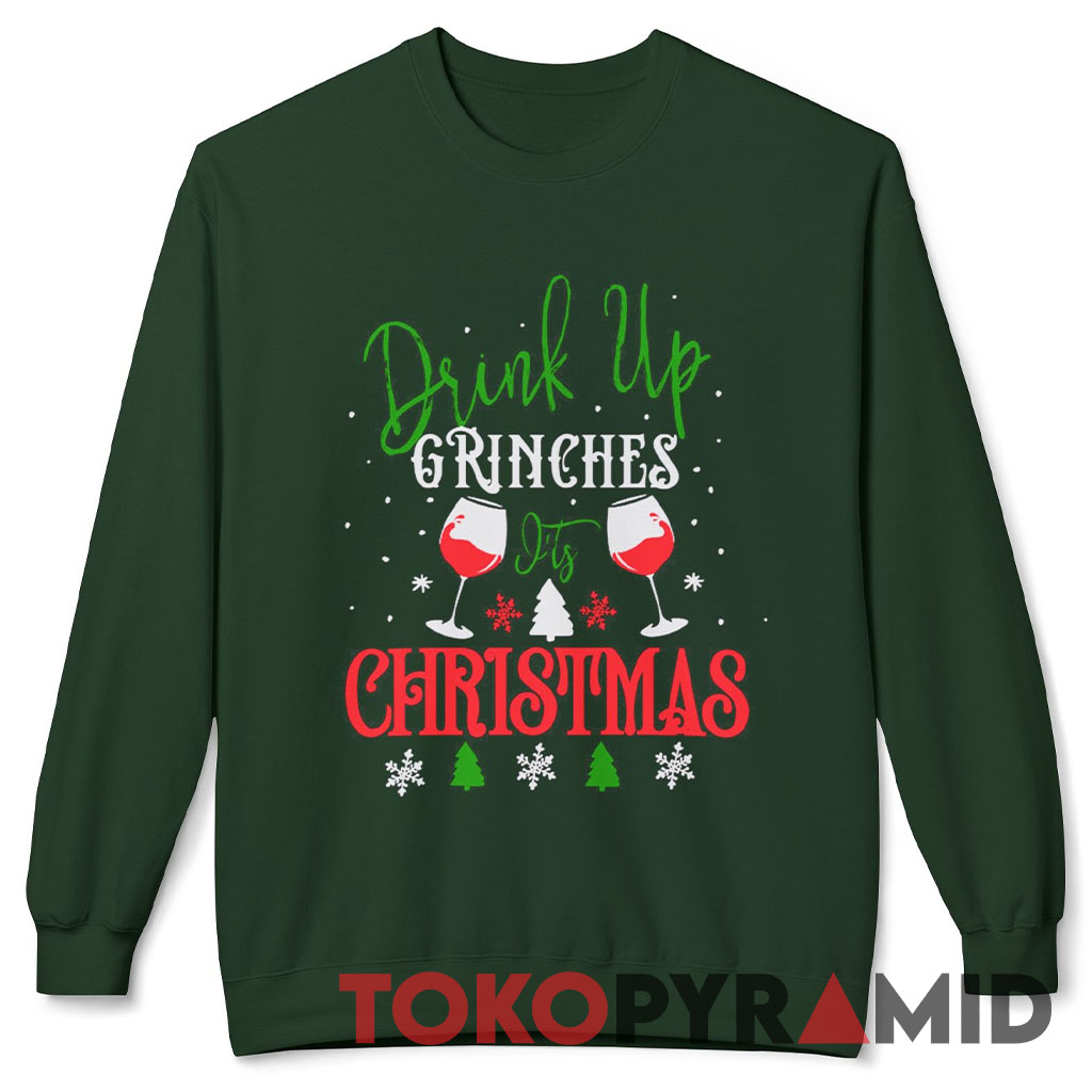 Rare Vintage The Grinch Drink Up Grinches It's Christmas Shirt Rare Vintage The Grinch Drink Up Grinches It's Christmas Shirt