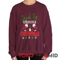 Rare Vintage The Grinch Drink Up Grinches It's Christmas Sweatshirt