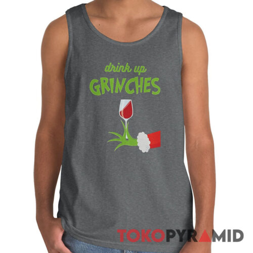 Rare Vintage The Grinch Drink Up Grinches Tank Top