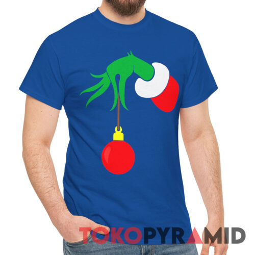 Rare Vintage The Grinch Hand Holding Ornament Tee