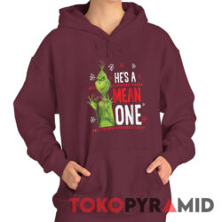 Rare Vintage The Grinch Me Being Jolly He's A Mean One Hoodie