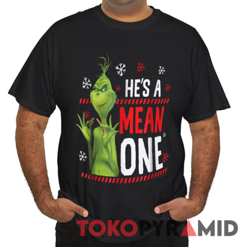 Rare Vintage The Grinch Me Being Jolly He's A Mean One Tee