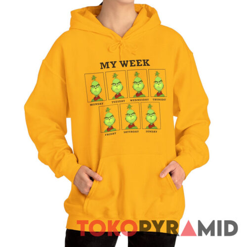 Rare Vintage The Grinch My Week Hoodie