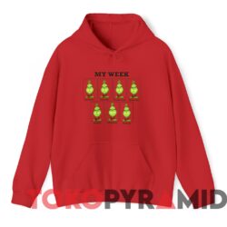 Rare Vintage The Grinch My Week Sweater Red Hoodie