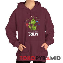 Rare Vintage The Grinch This Is Me Being Jolly Hoodie