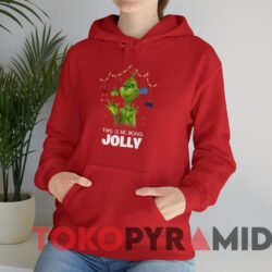 Rare Vintage The Grinch This Is Me Being Jolly Sweater 3 Rare Vintage The Grinch This Is Me Being Jolly Sweater Red Hoodie .