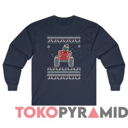 Rare Vintage The Grinch Truck Merry Christmas Sweatshirt 4 Rare Vintage The Grinch Truck Merry Christmas Sweater Navy Long sleeved