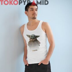 The Mandalorian Logo The Child Portrait Shirt Star Wars Baby Yoda 2 Rare Vintage The Mandalorian Logo The Child Portrait Shirt Star Wars Baby Yoda
