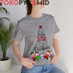 Rare Vintage The Peanuts Joy Hope Love Peace Christmas