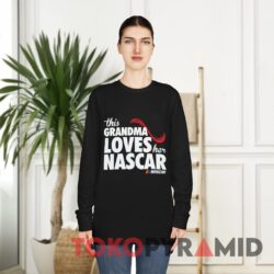 Rare Vintage This Grandma Loves Her Nascar T-Shirt 2 Rare Vintage This Grandma Loves Her Nascar T Shirt Black Long sleeved