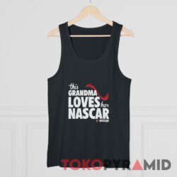Rare Vintage This Grandma Loves Her Nascar T-Shirt 4 Rare Vintage This Grandma Loves Her Nascar T Shirt Black Tank Top