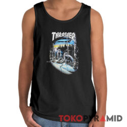 Rare Vintage Thrasher 13 Wolves Tank Top