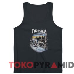 Rare Vintage Thrasher 13 Wolves Tee 4 Rare Vintage Thrasher 13 Wolves Tie Dye Tee Black Tank Top