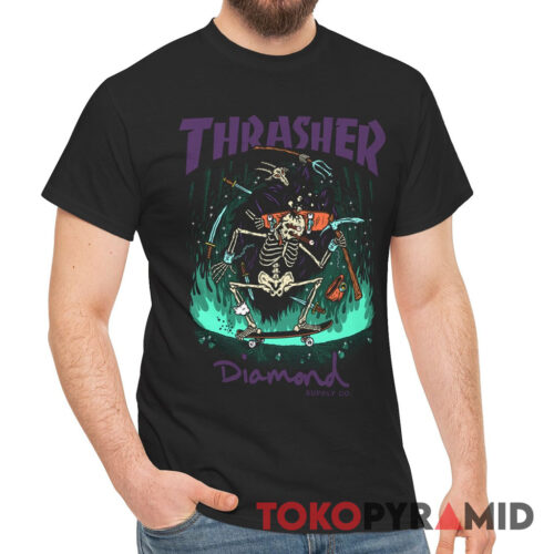 Rare Vintage Thrasher Diamond Supply Tee