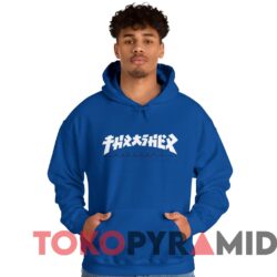 Rare Vintage Thrasher Godzilla Logo Tee 3 Rare Vintage Thrasher Godzilla Logo Tee Man Royal Hoodie