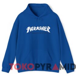 Rare Vintage Thrasher Godzilla Logo Tee 2 Rare Vintage Thrasher Godzilla Logo Tee Royal Hoodie