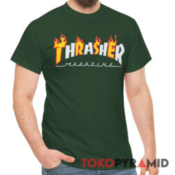 Rare Vintage Thrasher Magazine Flame Logo Shirt