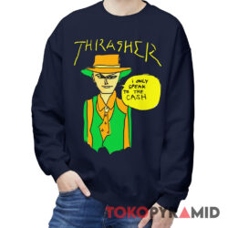 Rare Vintage Thrasher Magazine Gonz Cash Sweatshirt