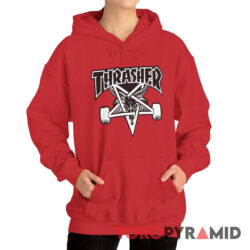 Rare Vintage Thrasher Magazine Skate Goat Logo Hoodie