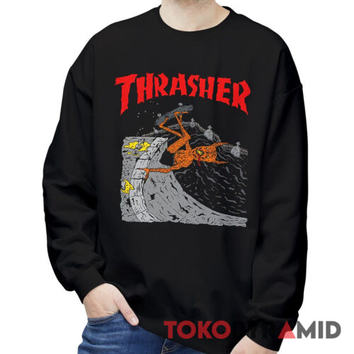 Rare Vintage Thrasher Neck Face Invert Sweatshirt