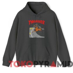 Rare Vintage Thrasher Neck Face Invert Tee 3 Rare Vintage Thrasher Neck Face Invert Tee Dark heather Hoodie
