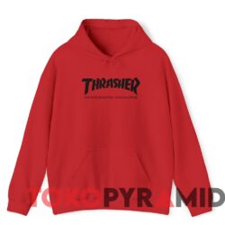 Rare Vintage Thrasher Skateboard Magazine Tee 2 Rare Vintage Thrasher Skateboard Magazine Tee Red Hoodie