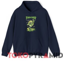 Rare Vintage Thrasher Skateboard Magazine x Magical Mosh Misfits Tee 3 Rare Vintage Thrasher Skateboard Magazine X Magical Mosh Misfits Tee Navy Hoodie