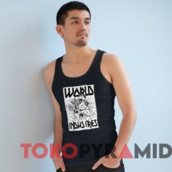 Rare Vintage Thrasher World Industries Tee 4 Rare Vintage Thrasher World Industries Tee Man Black Tank Top