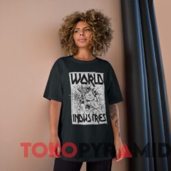 Rare Vintage Thrasher World Industries Tee 1 Rare Vintage Thrasher World Industries Tee Woman Black T shirt