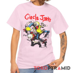 Rare Vintage Thrashers Circle Jerks Punk Rock Shirt