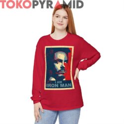 Rare Vintage Tony Stark Fan Art I Am Iron Man Shirt