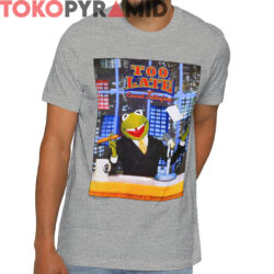 Rare Vintage Too Late with Kermit Letterfrog Shirt