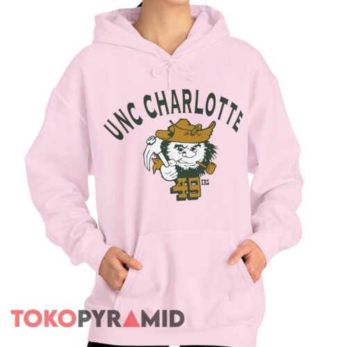 Rare Vintage UNC Charlotte 49ers Logo Hoodie