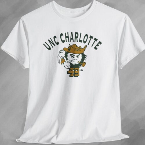 Rare Vintage UNC Charlotte 49ers Logo Shirt