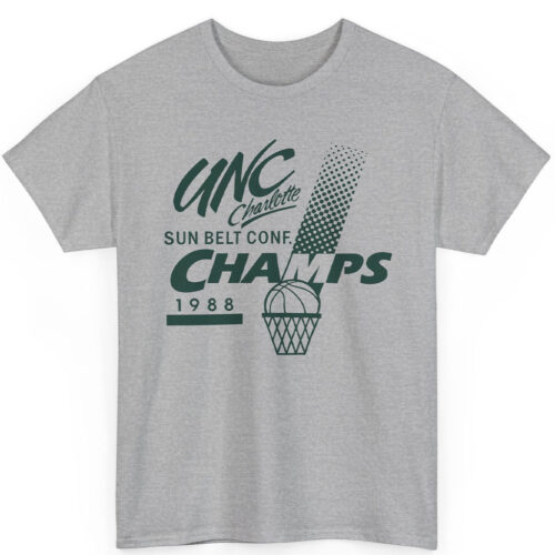 Rare Vintage UNC Charlotte Champs 1988 Shirt