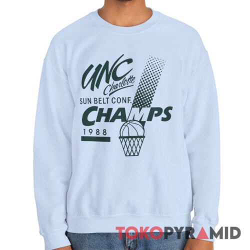 Rare Vintage UNC Charlotte Champs 1988 Sweatshirt