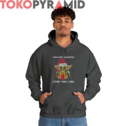 Ugly Baby Yoda Best Daughter Love You I Do Christmas Sweatshirt 2 Rare Vintage Ugly Baby Yoda Best Daughter Love You I Do Christmas